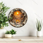 The Metal Wall Art of Classic Nativity: A Vintage Religious Scene Display, Weather-Resistant, Beautifying The Home Living Space