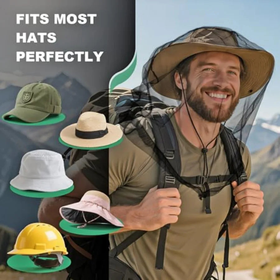 2 Pack Premium Mosquito Head Nets
