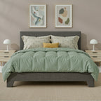 HOOMIC Full/Queen/King Upholstered Platform Bed Frame