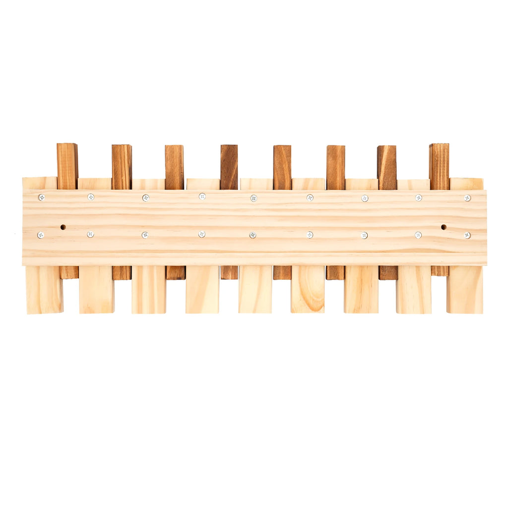 Carbonated Pine Wall Mount Coat/Towel Rack