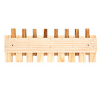 Carbonated Pine Wall Mount Coat/Towel Rack