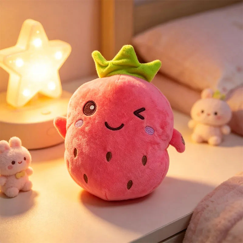 Interactive Plush Musical Fruit Induction Toy