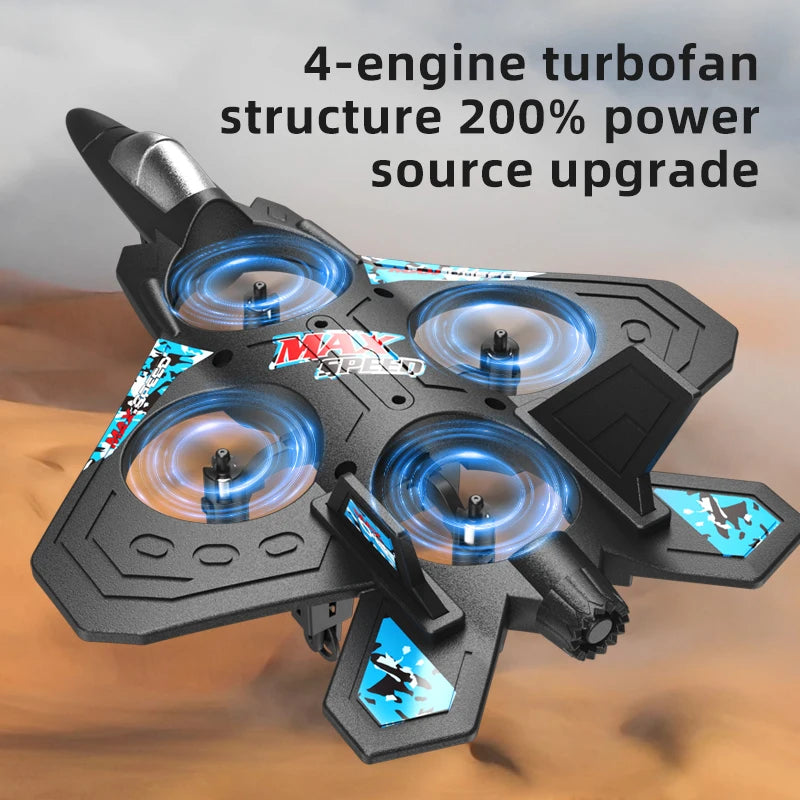 Remote Control Aircraft Stunt-Glider Hover Craft