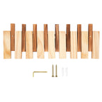 Carbonated Pine Wall Mount Coat/Towel Rack