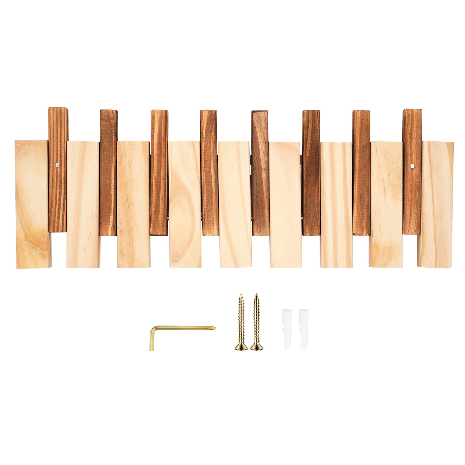 Carbonated Pine Wall Mount Coat/Towel Rack