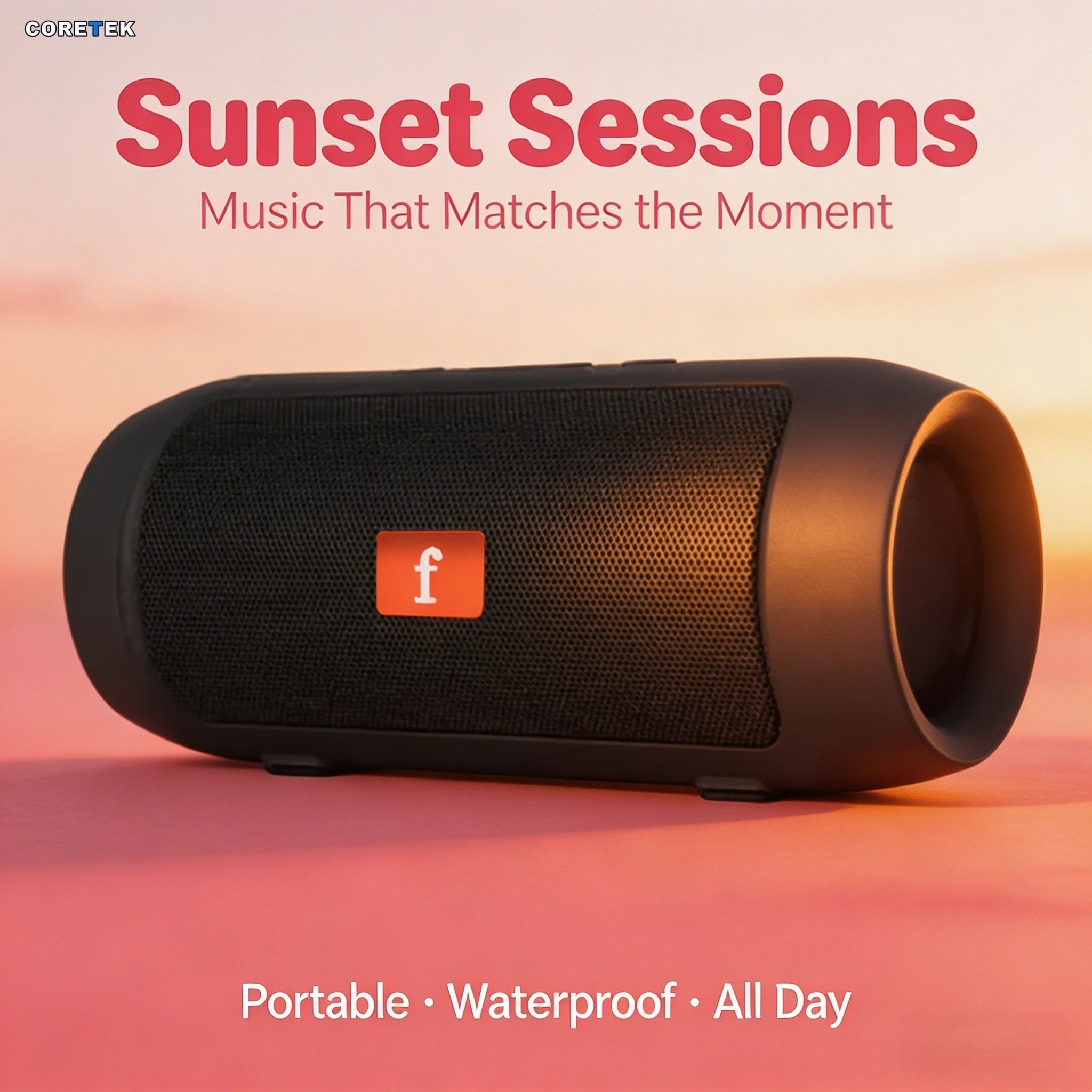 Portable Bluetooth Speaker WaterProof 2 Colors