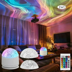 Aurora Night Light Projector With Timer & Remote