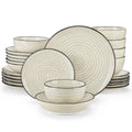 Vancasso 24/48 Piece Ceramic Dinnerware Sets Hand-painted