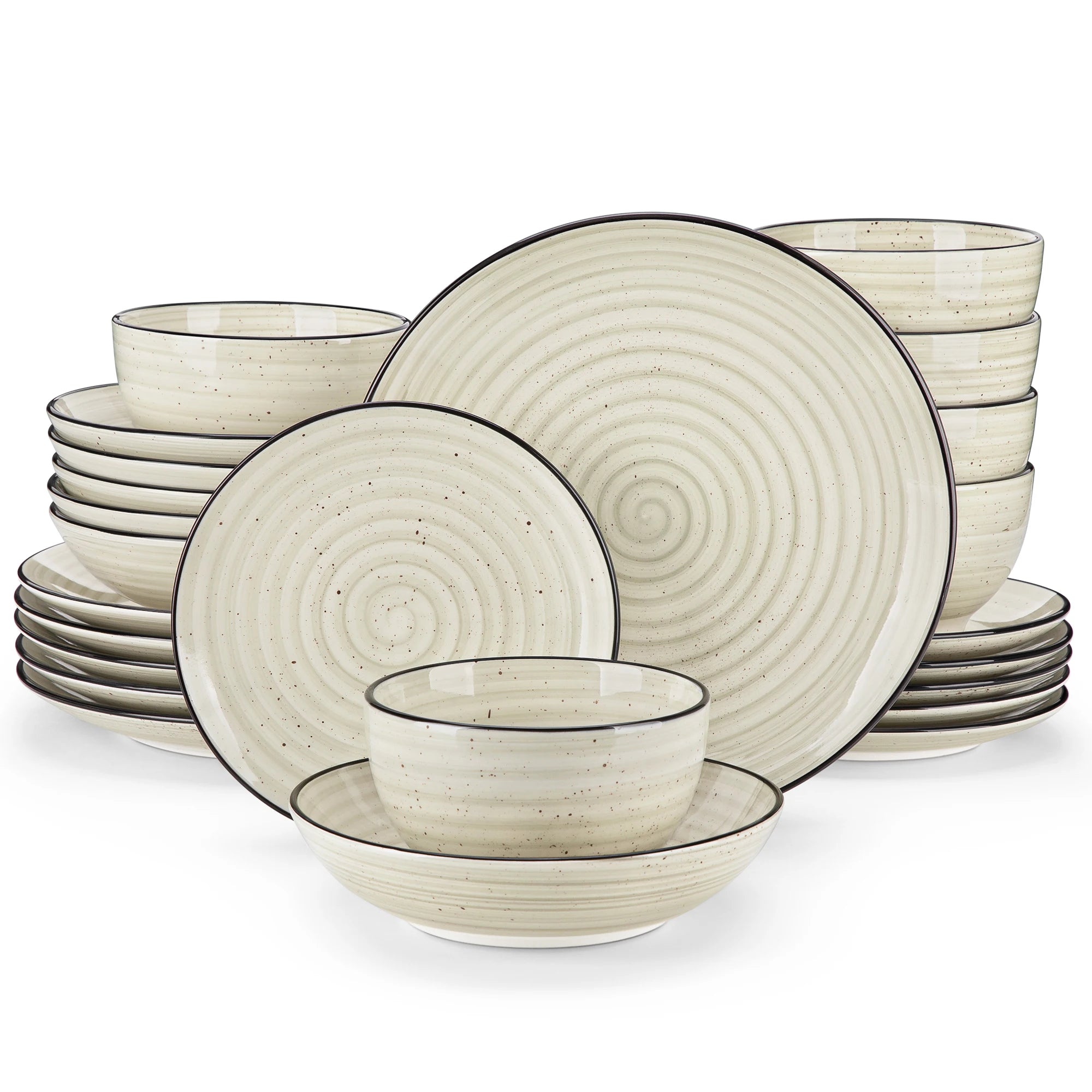 Vancasso 24/48 Piece Ceramic Dinnerware Sets Hand-painted