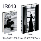 Luxury Fake Books Home Decoration Accessories for Living Room Fashion Fake Book Storage Box Simple Nordic Coffee Table Books