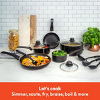 Bella Cookware Set 12 Piece Pots/Pans/Utensils