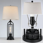26 inch  Modern Dual LED European Table Lamp