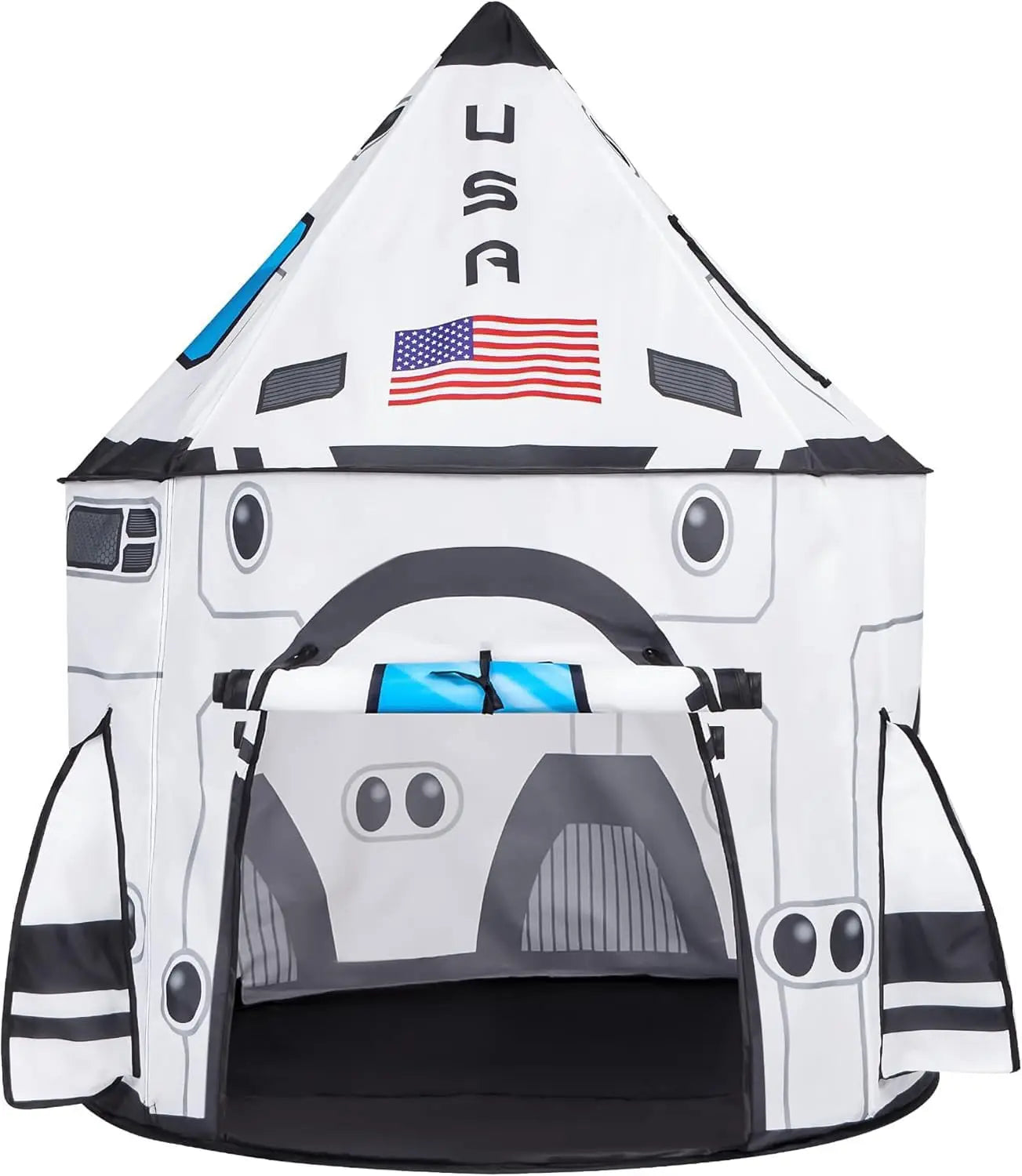Joyfy Rocket Ship Play Tent With Tunnel