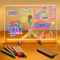 LED Note Board With Night Light & 7 Pens