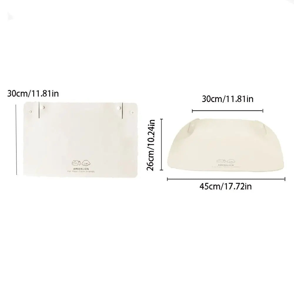 Pet Supplies PU Leather Pet Anti Spill Placemat Waterproof Oil Resistant Cat Bowl Mat Anti Slip Dog Food Pad Kitten