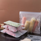 Reusable Silicone Food Storage Bag | Leakproof Stand Up Zip Pouch