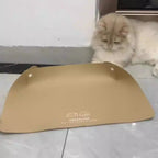 Pet Supplies PU Leather Pet Anti Spill Placemat Waterproof Oil Resistant Cat Bowl Mat Anti Slip Dog Food Pad Kitten