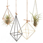 Modern Iron & Macrame Flower Hanger