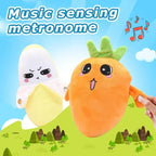 Interactive Plush Musical Fruit Induction Toy