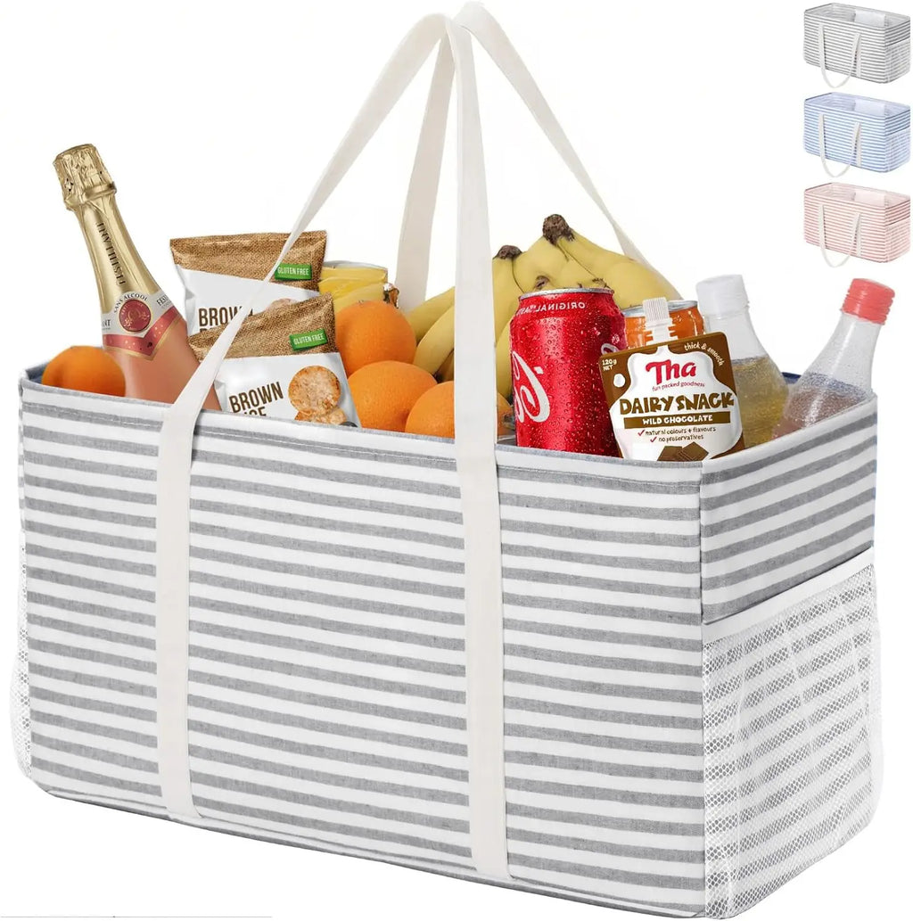 Extra-Large Reusable Grocery Bag With Metal Frame