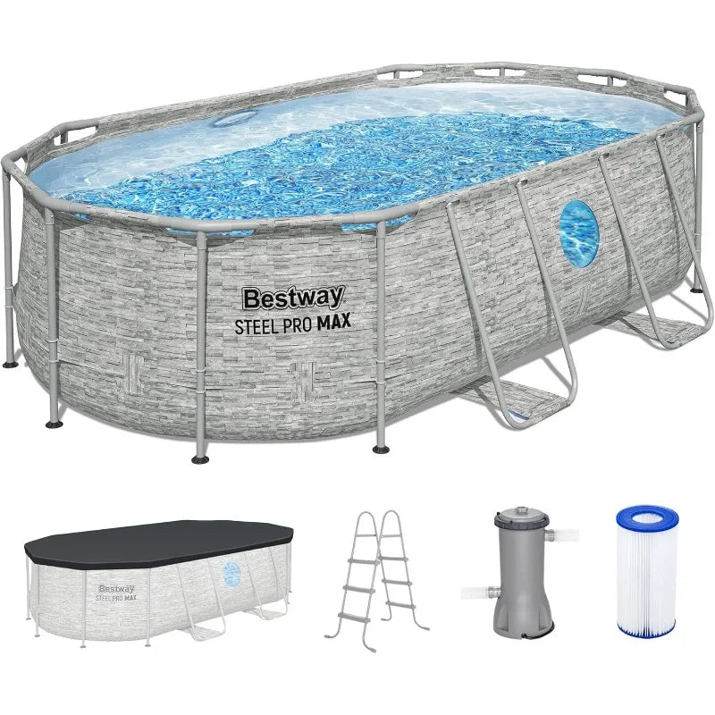Above Ground Steel Swim Vista Pool 14'x8'2"x39.5"