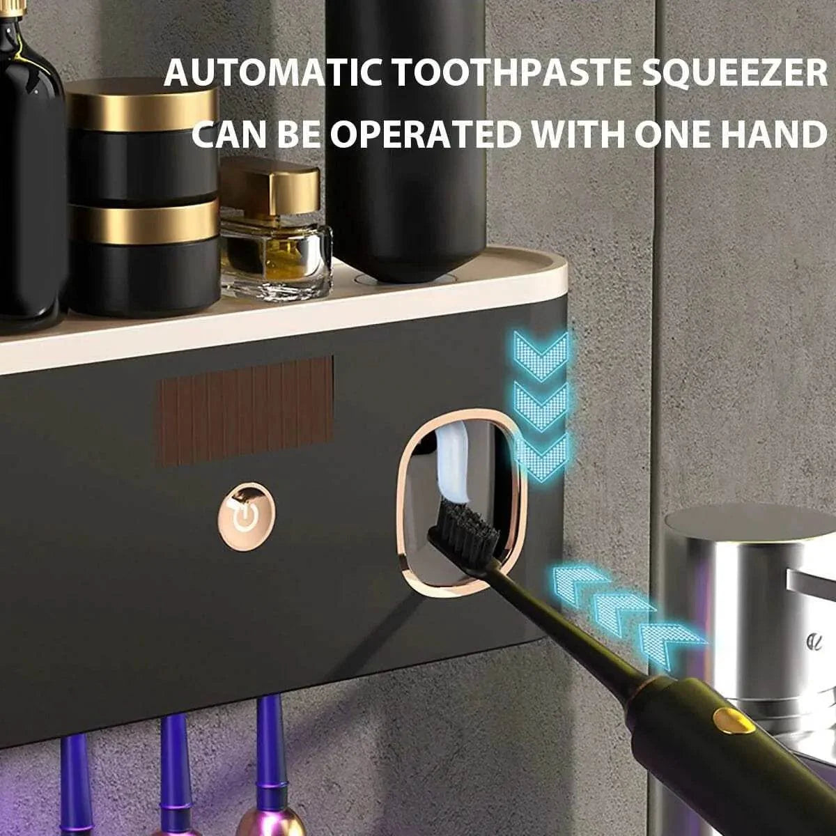 UV Toothbrush Sanitizer & Holder With Charger