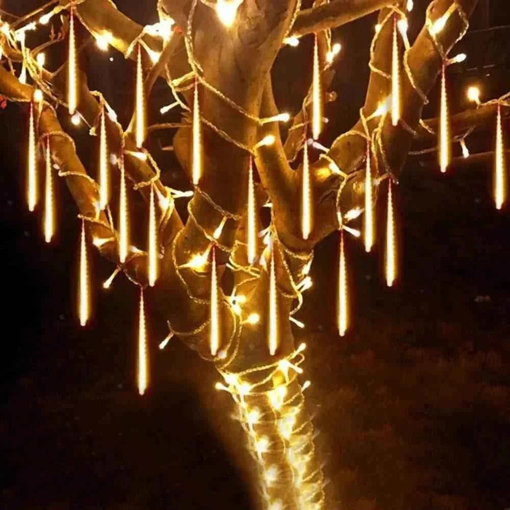 LED Hanging String Lights Meteor Shower