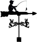 Metal Weathervane,Witch Iron Weather Vane,Sea Rover Wind Direction Indicator,Garden Decoration,Outdoor Roof Decoration,Gardening