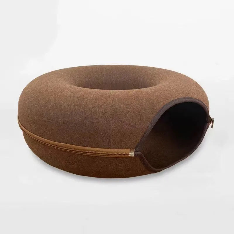 Interactive Tunnel/Donut Cat Bed & House