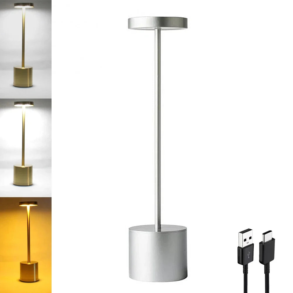 Modern Touch Sensor Rechargeable LED Table Lamp