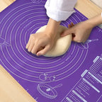 Large Silicone Pastry Mat | Non-Stick Dough Rolling Board