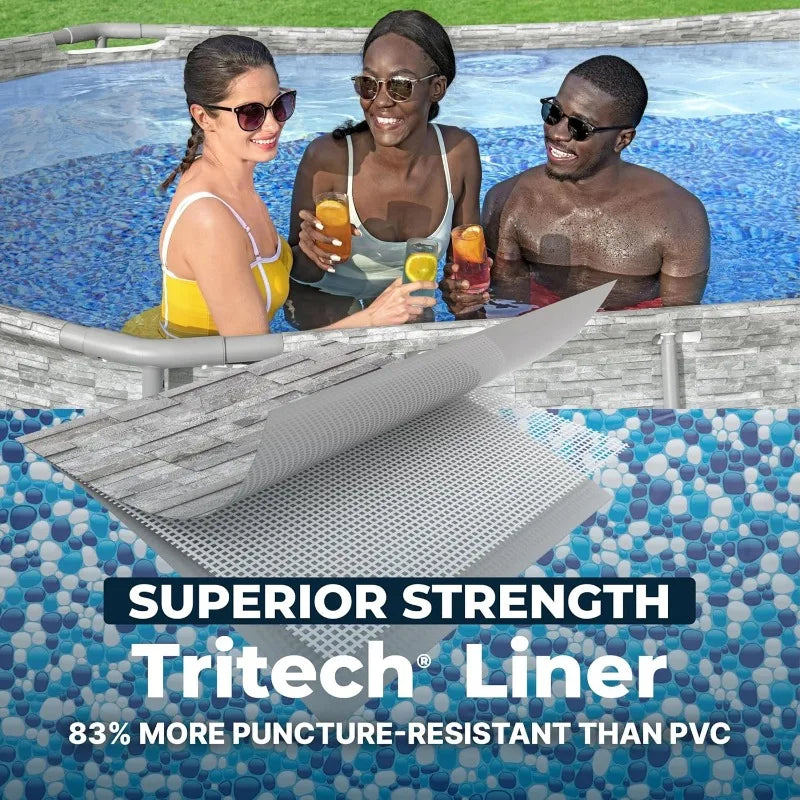 Above Ground Steel Swim Vista Pool 14'x8'2"x39.5"