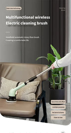 9-in-1 Cordless Spin Scrubber & Extension Wand