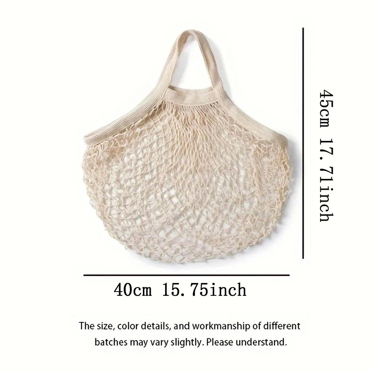 Reusable Cotton Mesh Grocery/Shopping Bag