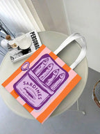 Reusable Tote Bag And Cosmetic Pouch Set