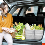 Extra-Large Reusable Grocery Bag With Metal Frame