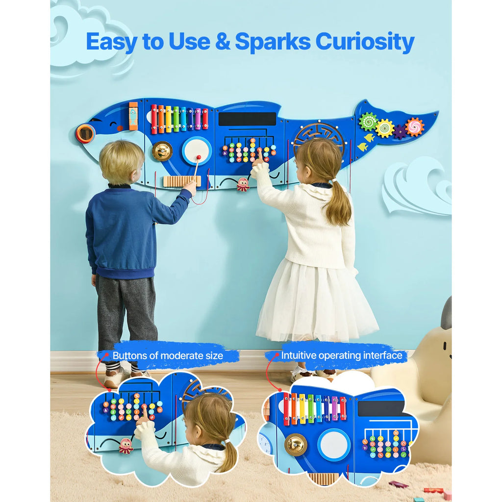 Orca 12-Activities Montessori Sensory Learning Toy