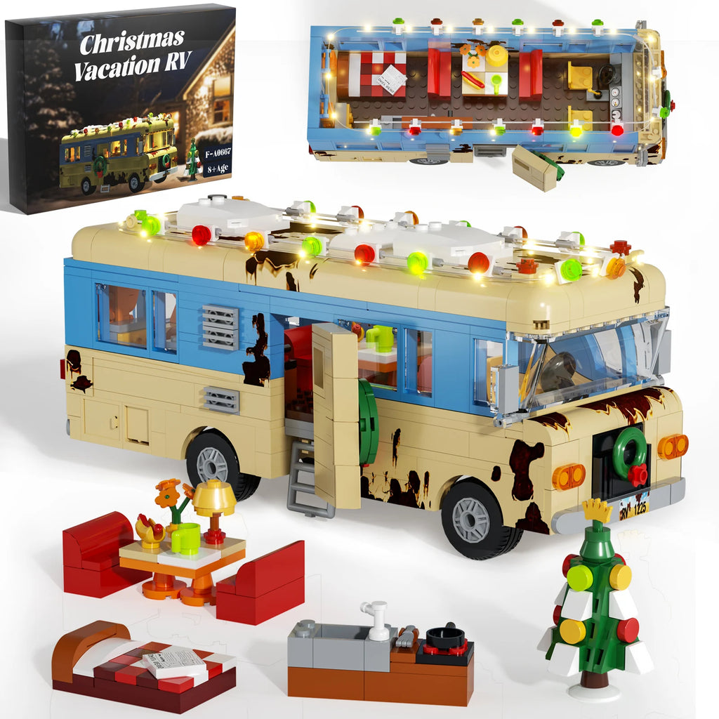 Christmas Vacation Cousin Eddie's-RV Building Block Set