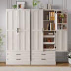 6 Door Pantry Storage Cabinet with Shelves, 71"