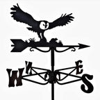 Metal Weathervane,Witch Iron Weather Vane,Sea Rover Wind Direction Indicator,Garden Decoration,Outdoor Roof Decoration,Gardening