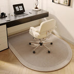 VIKAMA Study Floor Mat Computer Desk Roller Chair Swivel Chair Mat Arched Bedroom Bedside Dressing Table Carpet Home Decoration