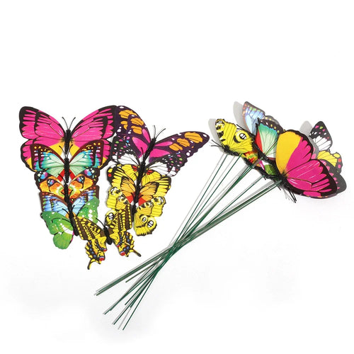 10pcs Large Butterfly Garden Yard Planter