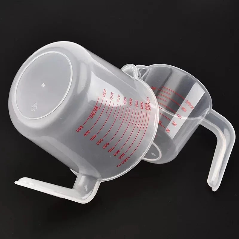 3pcs Plastic Liquid Measuring Cups Set | 250/500/1000ml