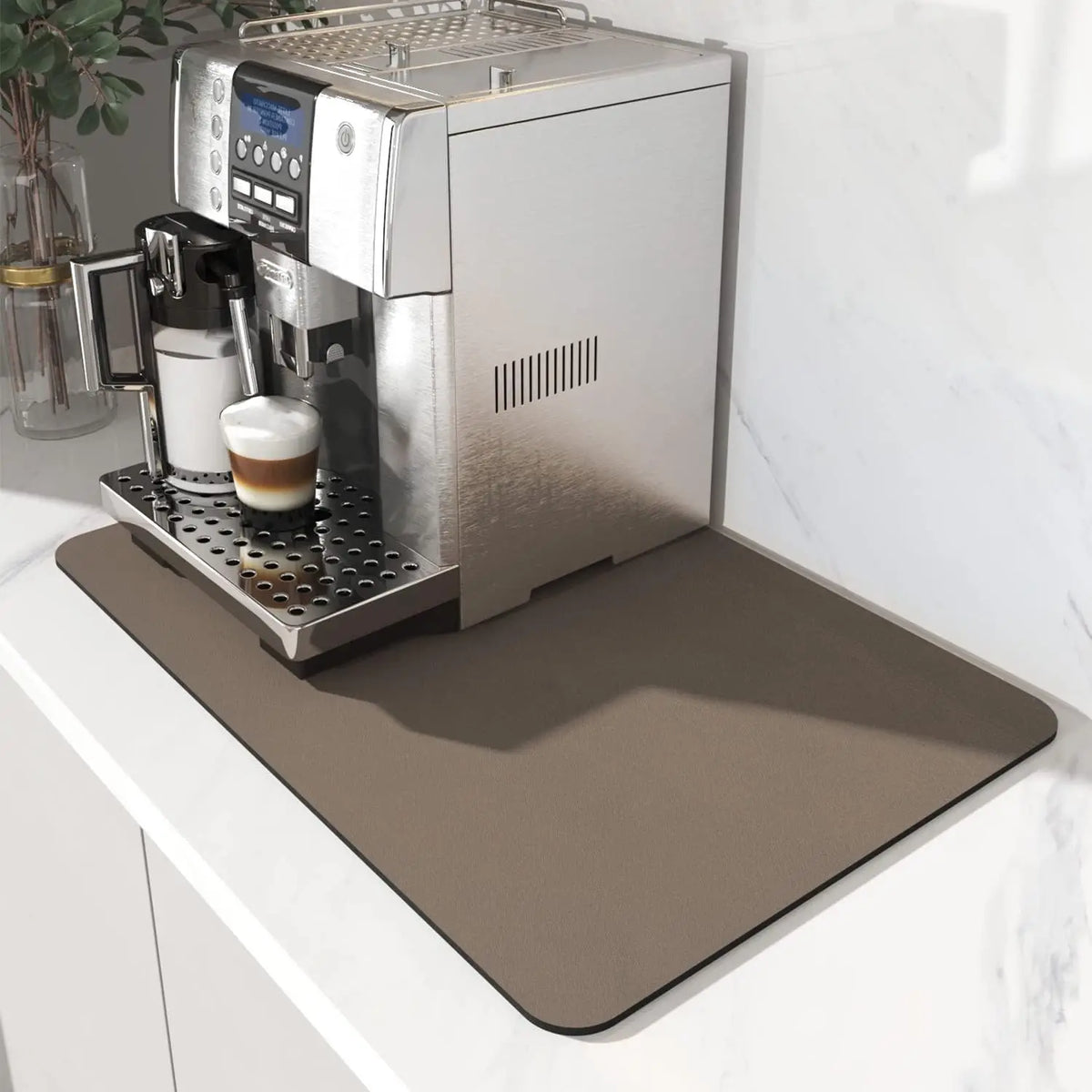 Absorbent Dish Drying & Coffee Station Mat, Various Colors, Sizes