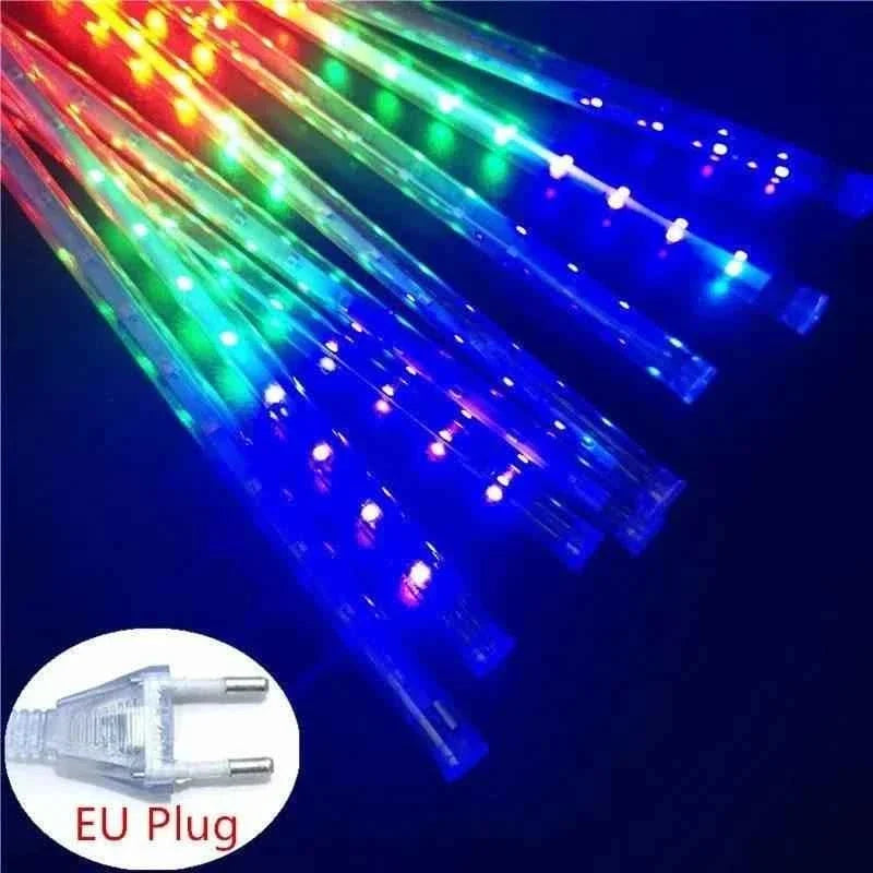 LED Hanging String Lights Meteor Shower