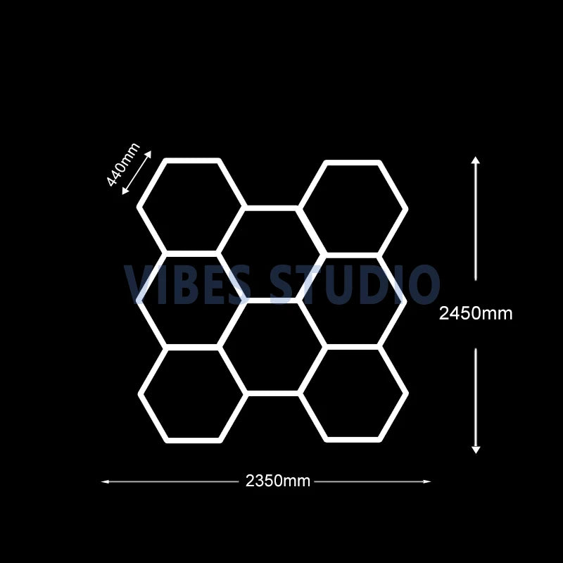 Hexagon LED Honeycomb Garage/Shop Light