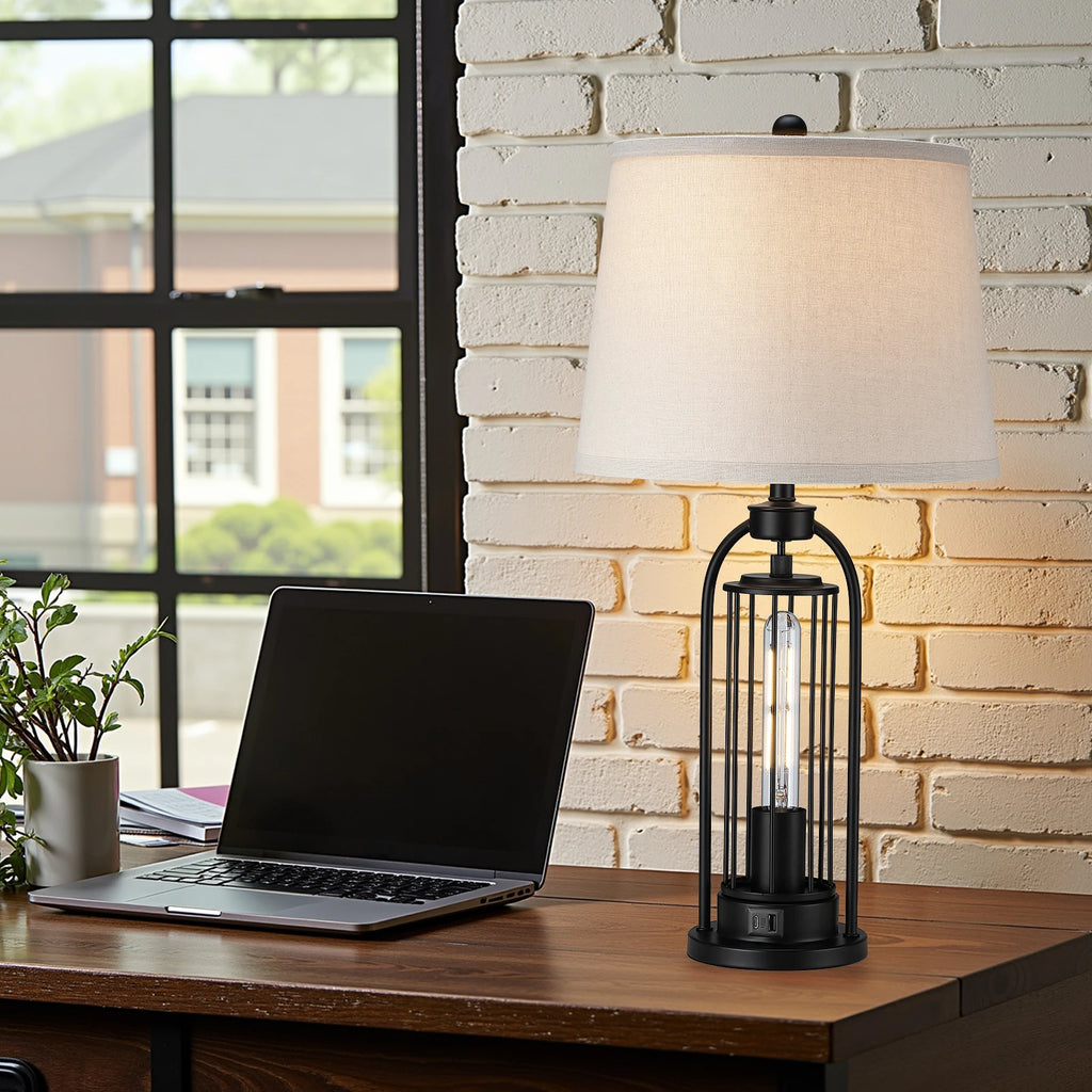 26 inch  Modern Dual LED European Table Lamp