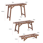 3-Tier Ladder Shelf Wood Plant Stand