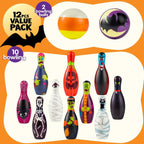 12 pcs Halloween Foam Bowling Set for Kids