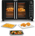 Gourmia French-Door Air Fryer, Convection Oven – 25 Qt